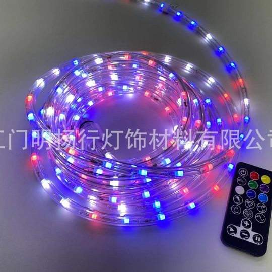 Customized Cross-Border American Standard Ul 18ft Led Color Changing Colorful Changing Lights for Outdoor Courtyard