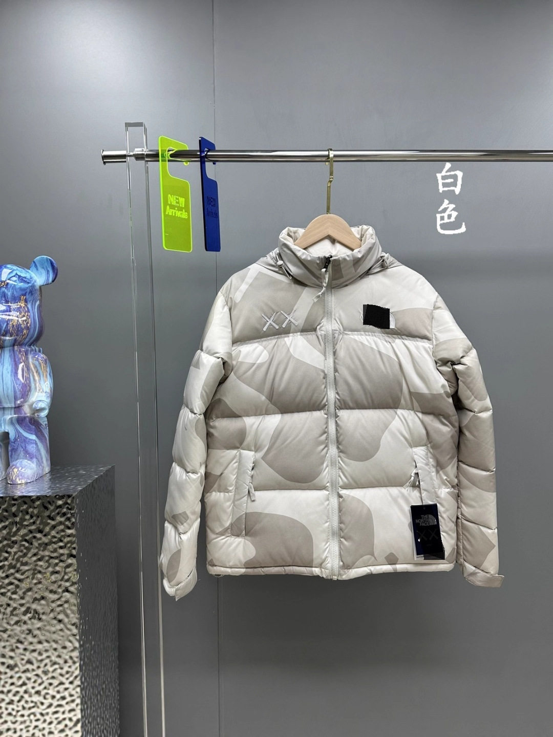 Beijia Xx Joint Series 1996Nuptse White Duck down Jacket 2026 Autumn and Winter New Products