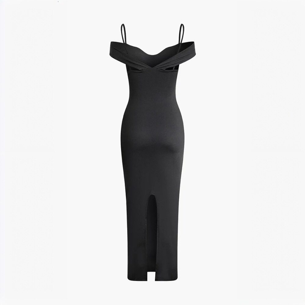 Elegant High Waisted Maxi Dress Spring Summer Collection Chic Design Perfect for Parties Wholesale Available