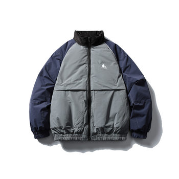 Beijie Men's Clothing American Style Trendy Brand 2025 Winter New Color-Block down Jacket Unisex Outdoor Warm Coat