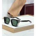 Tortoiseshell framed green piece