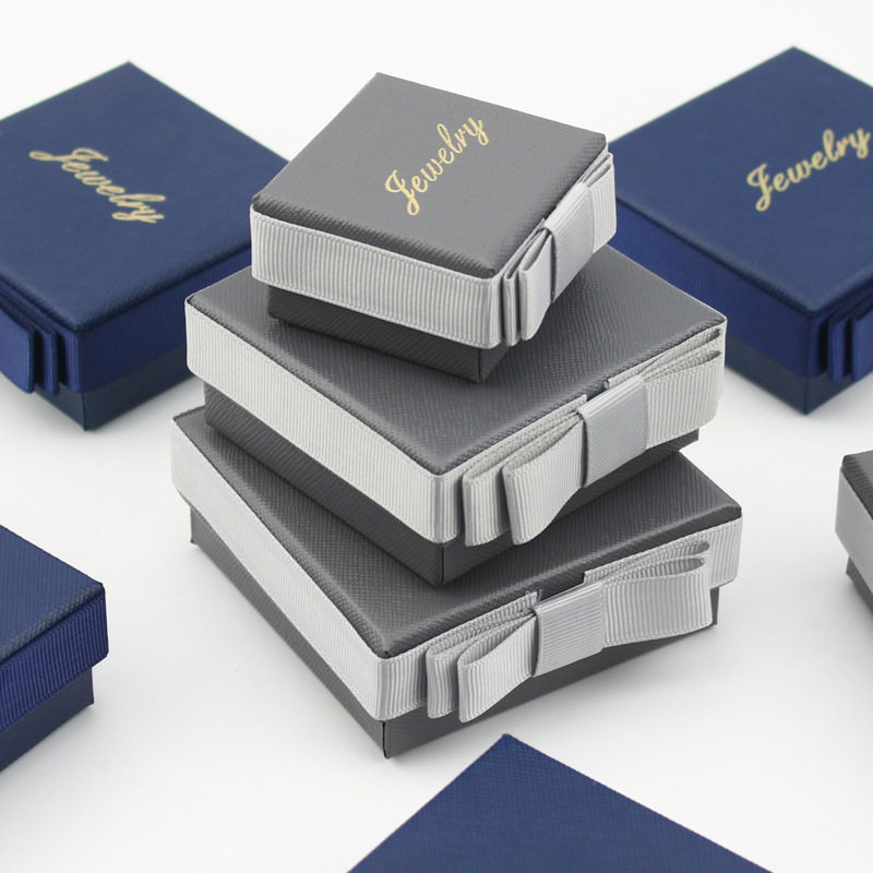 Dark Green Bow Jewelry Box Jewelry Packaging Jewelry Box Ring Necklace Box Bracelet Bracelet Box Jewelry Box Wholesale