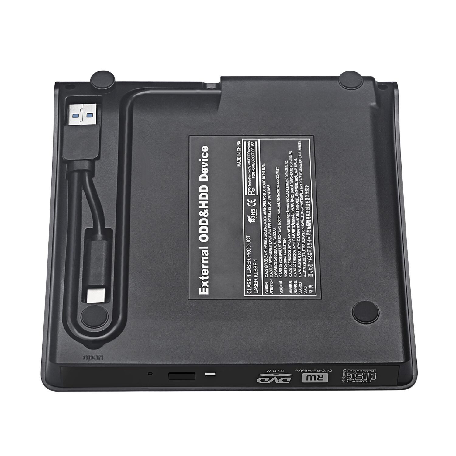 Factory Direct Supply 3.0Usb&Type-C External Mobile Optical Drive Dvd Burner Driver-Free Installation Dvd Drive