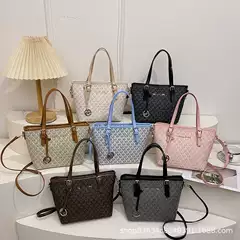 Printed Vegetable Basket Tote Bag, New Cross-Border Women's Handbag, Large Capacity, Versatile for Commuting, Single Shoulder Crossbody Bag