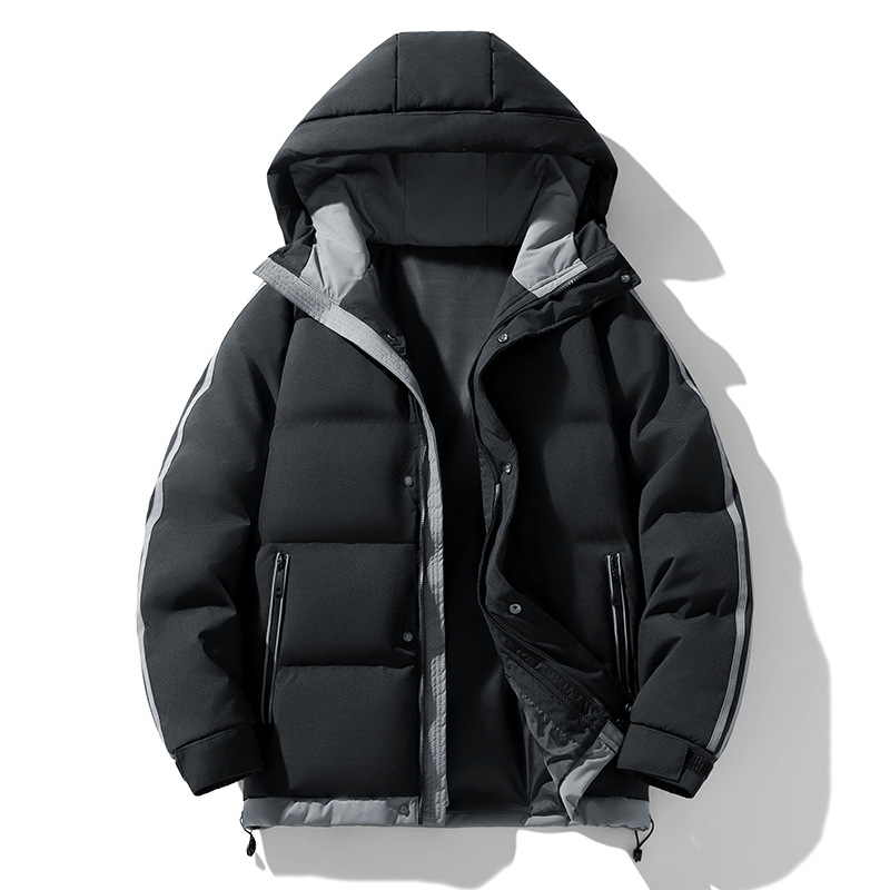 Áo Khoác Nam Chất Liệu Vải Bông Big Size Ngoại Cỡ Mũ Liền Dày Ấm Hàng Mùa Xuân Thu Đông