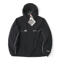 Reflective striped jacket (black)