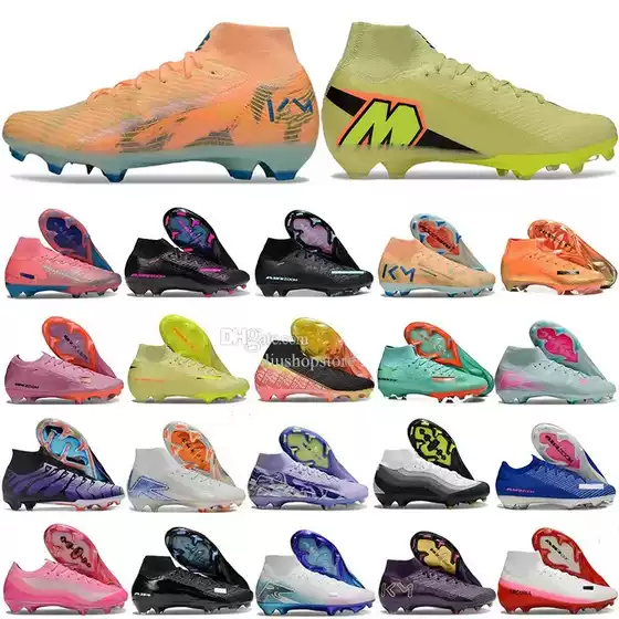 Spot Soccer Shoes Cleats Football Boots Fully Knitted Fg Spike Training Football Shoes