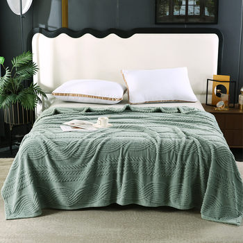 2025 New Accessible Luxury Running Volume Taffeta Velvet Single Layer Double-Sided Coral Velvet Blanket Office Sofa Air Conditioning Blanket