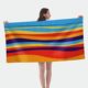 Cross-Border Temu Popular Color Strip Series Quick-Drying Beach Towel Source Factory One-Piece Beach Swimming Large Bath Towel