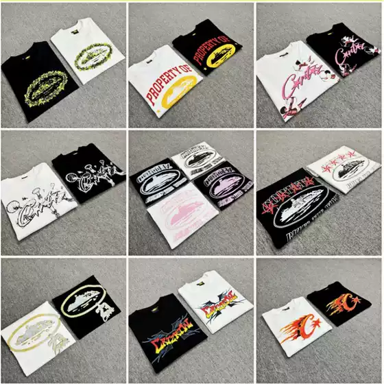Long-Term Foreign Trade Wholesale Cro Alcatraz Basic Series Short-Sleeve Phantom Letter Logo Printed T-Shirt for Summer