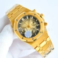 Gold steel gold plate