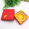 Red Square Paper Box Packaging Box for Jade Flower Bracelet, Rose Flower Bracelet Paper Box, Simple Bracelet Gift Box