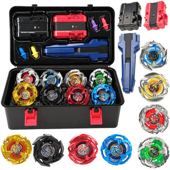 Cross-Border Toy Burst Gyro Burst Gyro Attack Set with Tool Box Two-Way Launcher Battle Plate for Children
