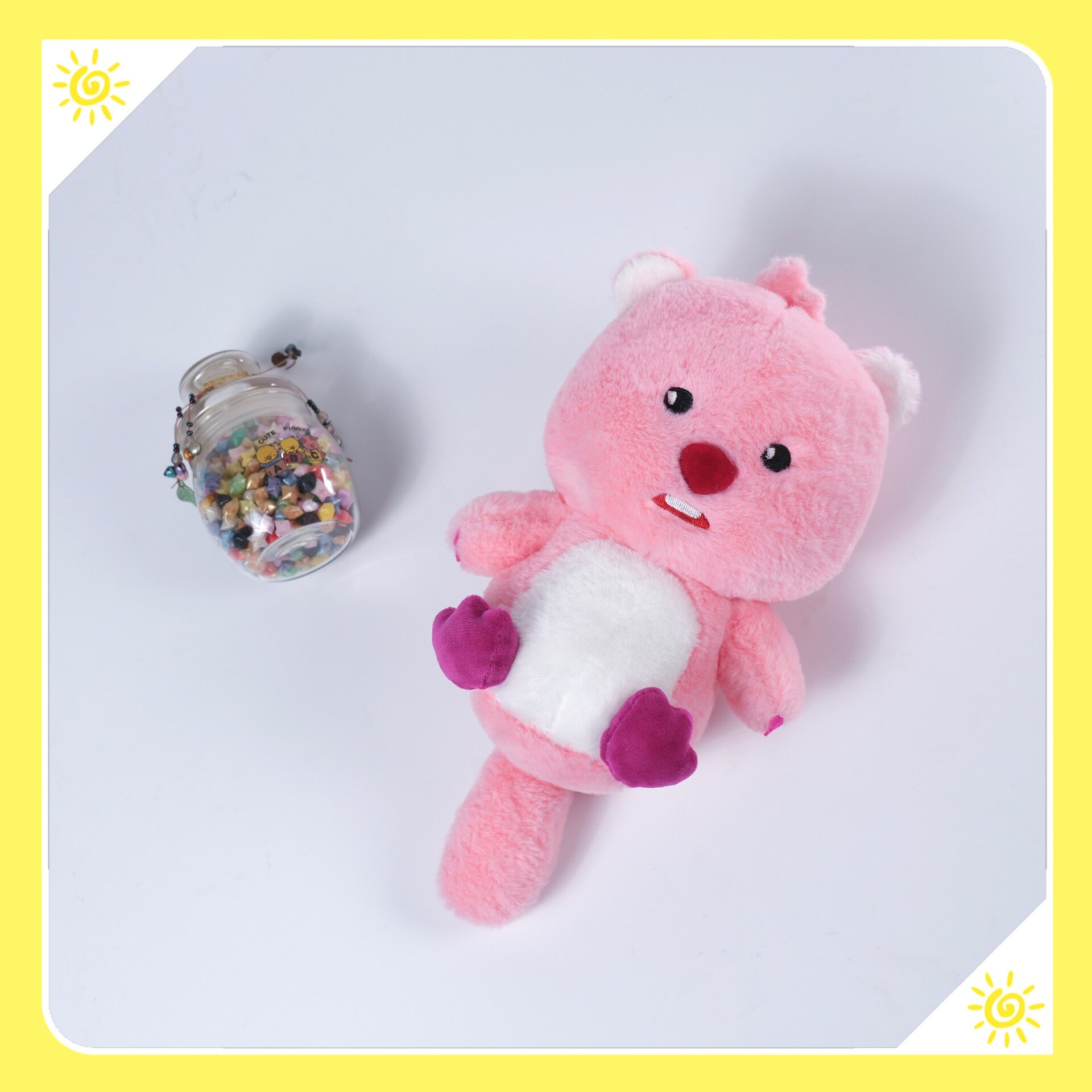 新款跨境八寸毛绒玩具抓机娃娃公仔流量款布娃娃婚庆抛洒厂家批发