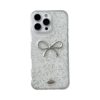 Suitable for Apple 17 Pro Max Epoxy Phone Case iPhone 16 Bowknot Transparent 13/14 Protective Case Internet Celebrity