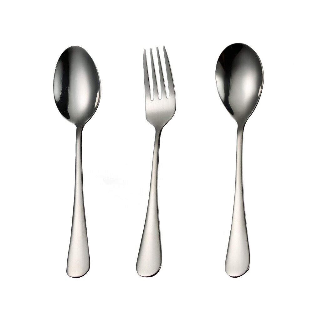 304 Stainless Steel Spoon 1010 Series Western Food Tableware Hotel Restaurant Commercial Boutique 304 Stainless Steel Spoon