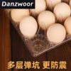 Disposable plastic egg holder transparent 3 stupid soil egg packaging box pet shockproof factory direct wholesale postage