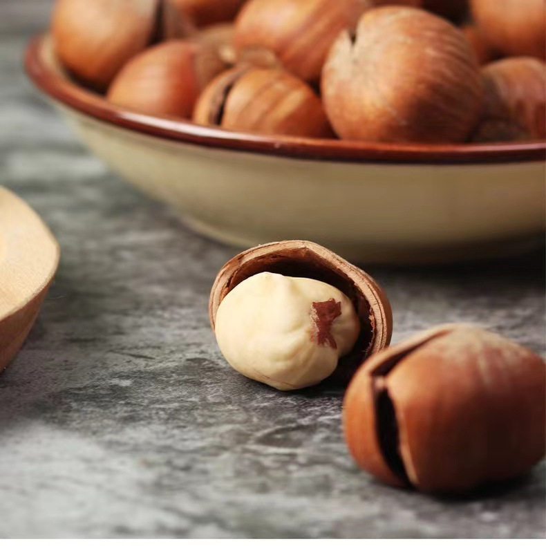 Large Hazelnuts, New Arrival, Roasted Dried Fruits for Pregnant Women, Original Nuts, Northeast Specialty Thin-Skinned Snacks, Large Particles