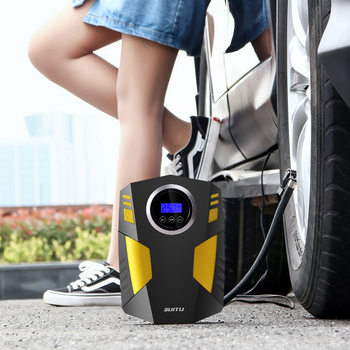 Cross-Border Multifunctional Car-Mounted Electric Air Pump, High-Power Portable 12V Car Lighting Tire Inflator