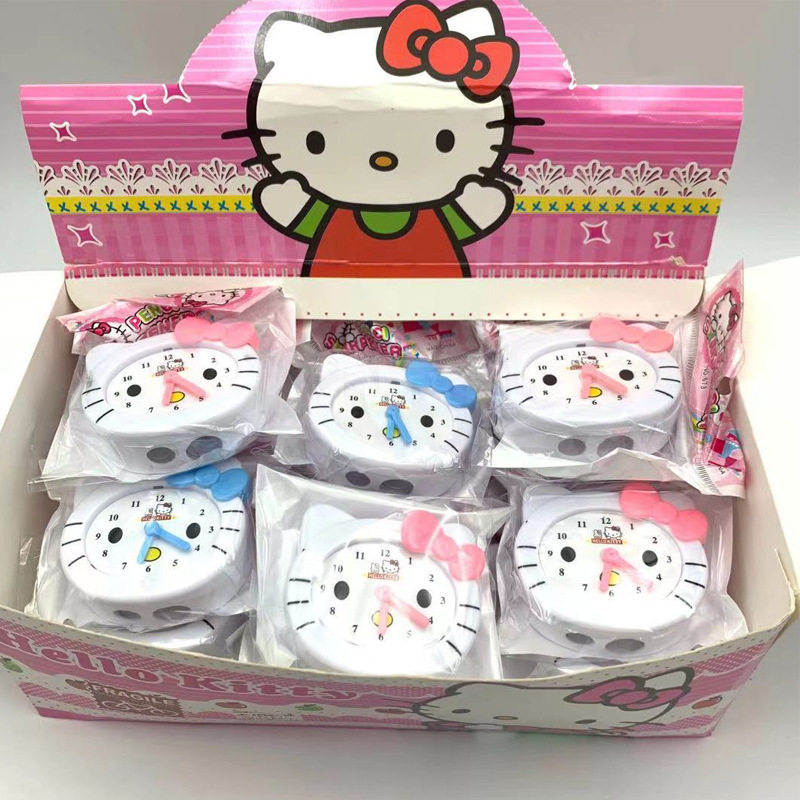 Factory wholesale creative alarm clock shape pencil sharpener clock large hole pencil sharpener elementary school student learning prize gift