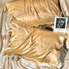 Factory Wholesale Foreign Trade Popular Imitation Silk Pillowcases Wholesale Pillowcases Beauty Silk Ice Silk Single Pair of Pillowcases