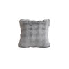 Rabbit Fur Bubble Velvet Pillow Autumn and Winter Pure Color Plush Living Room Sofa Cushion Study Bedroom Model Room Pillow Case