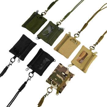 Outdoor Military Fan Tactical Portable Coin Purse Square Wear-resistant MOLLE Small Purse Key Bag