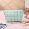 25 New Fashionable Cotton-Filled Cosmetic Bags Large Capacity Casual Clutch Bags Cross-Border Soft Cloud Multifunctional Storage Bags