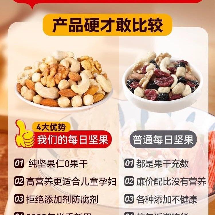 Single Small Package Flagship Nut Mixed Children's Snacks Wholesale Daily Added Nuts Without Pregnant Women