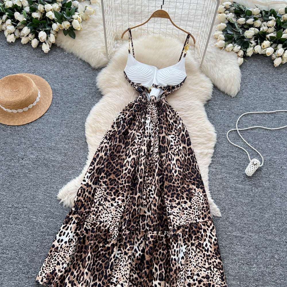 Fashionable Womens Maxi Dress Elegant Floral Print Waist Defining Flattering Fit Autumn Style Wholesale Available