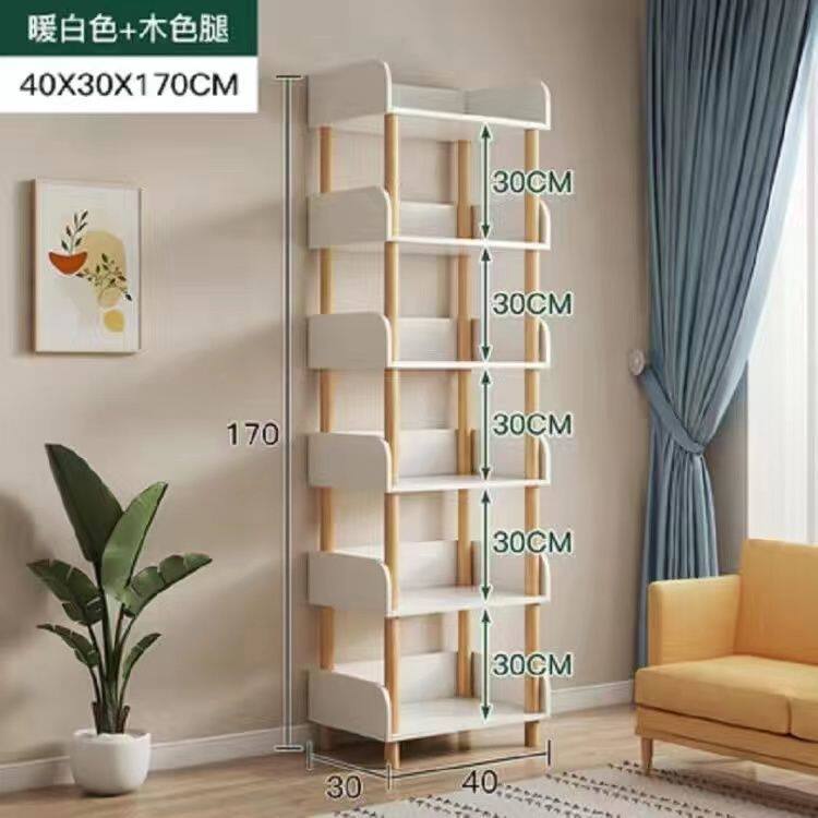 简易书架货架置物架多层收纳架子展示架客厅落地卧室家用储物柜子