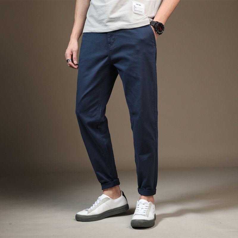 男士裤子秋季新款2024休闲裤男黑色宽松小脚百搭胖子大码哈伦裤潮