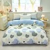New Cotton Four-piece Set Student Dormitory Bed Sheet Three-piece Set Skin-friendly Pure Cotton Bed Cover Set Bedding