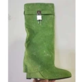 Green smooth all silver