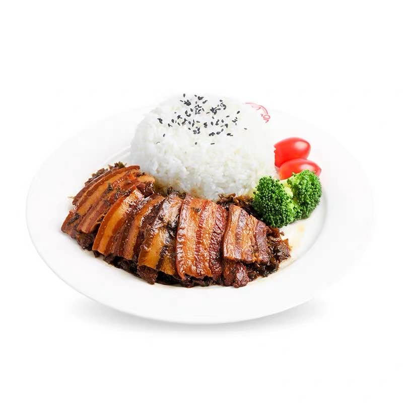 Chuhaha Fast Food Take-Out Cooking Package Wholesale Pickled Vegetables and Meat Rice Bowl Preparation Package Semi-Finished Pre-Made Dishes