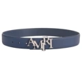 Amiri silver buckle + blue