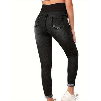 2026 Cross-Border New European and American Maternity Jeans Maternity Wear High Waist Hip Pants Cross-Border Dropshipping