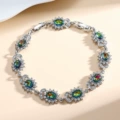Colorful gemstone bracelet