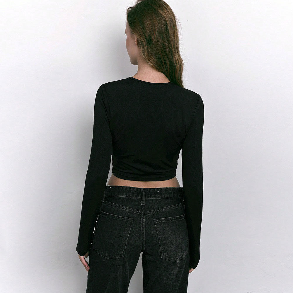 Street Style Womens T Shirt Minimalist Design Short Length Fashionable for Spring Summer Wholesale Available