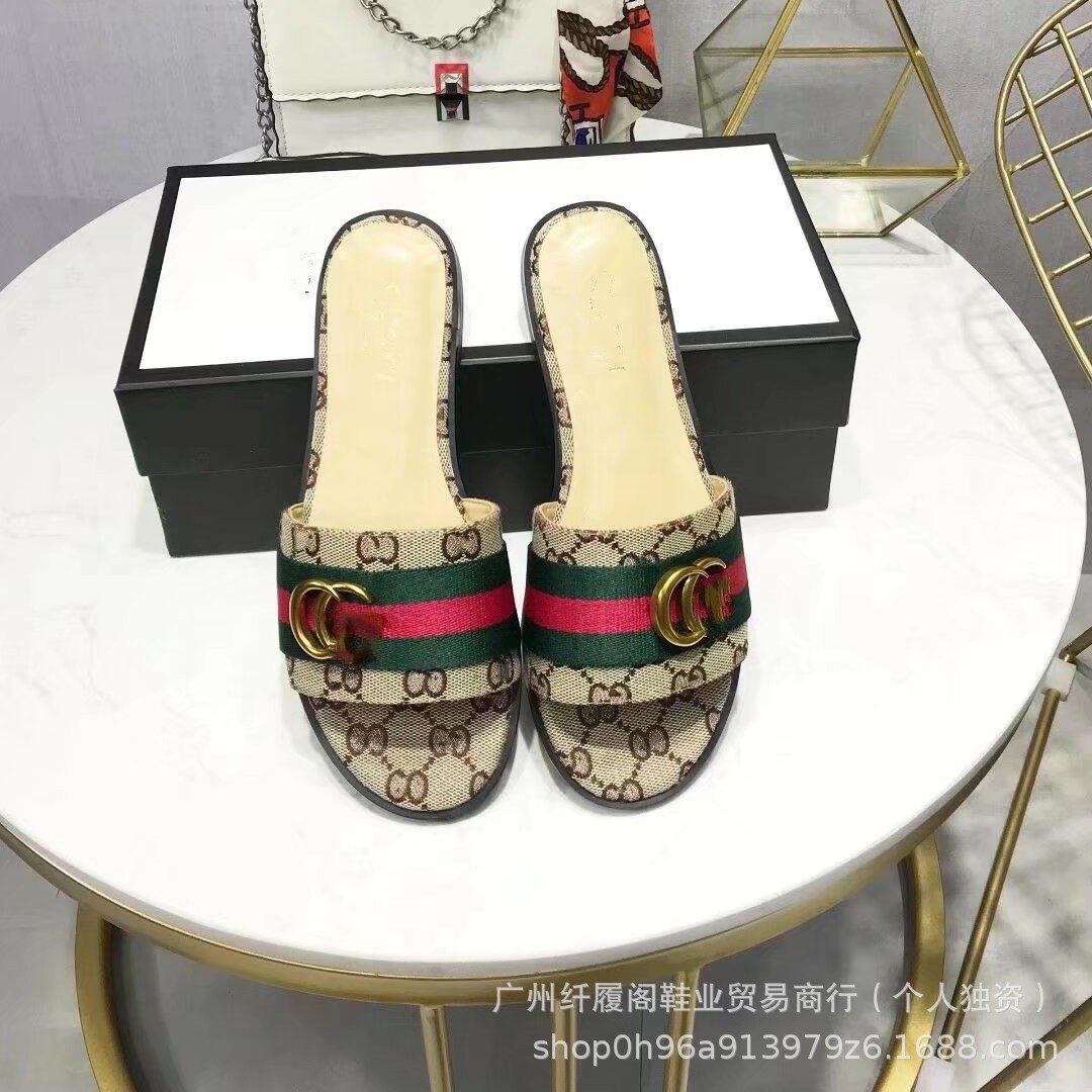 25 New Foreign Trade European and American Middle Eastern Dubai Russian Dutch German Iranian Webbing Horsebit Flat Slip-Ons