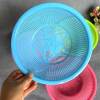 Plastic Kitchen Round Rice Sieve, Thickened Draining Basket for Washing Rice, Fruit Basket, Vegetable Washing Basin, Vegetable Basket, Vegetable Washing Basin