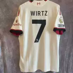 25-26 Season Liverpool Home and Away Jersey No. 7 Wirtz No. 10 Mcalister Football Jersey