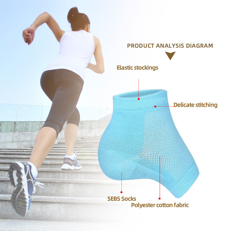 Inner Socks Pads for Men and Women, Sports Non-Slip Sebs Half Pads, Bionic Thickeneded Socks Covers, Heightening Heel Socks Pads