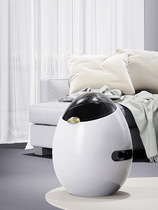 Egg-shaped trash can living room home light lavish wind stall kitchen bedroom with cover personality Yan value now 2023 new