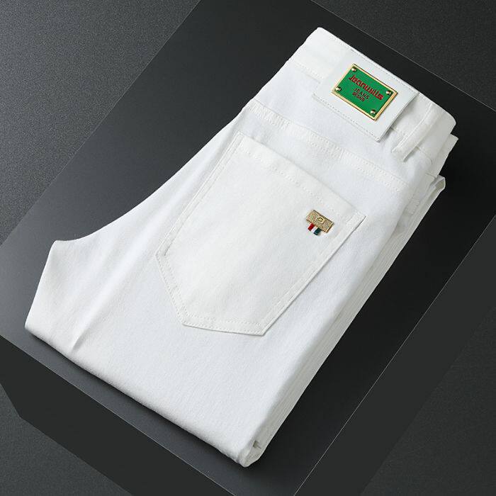 Quần Dài Nam Cotton Co Giãn Chống Thấm Nước Chống Bám Bẩn Chống Phai Màu Dáng Suông Màu Đen, Trắng