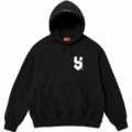 E567 supreme s hooded sweatshirt black