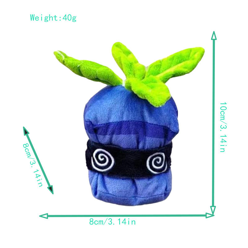 跨境新款恶魔果实玩具bloxfruits游戏周边毛绒公仔盒子动物玩偶