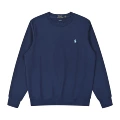 Round neck royal blue green label