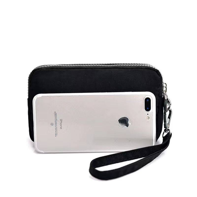 Cross-border new women's long wallet canvas small bag coin purse women's fabric gift clutch mobile phone bag