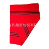 Factory Supply Red Line Blanket Retro Recycled Wool Disaster Relief Blanket Waste Cotton Blanket